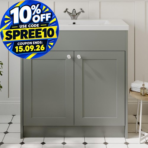800mm traditional bathroom - traditional,