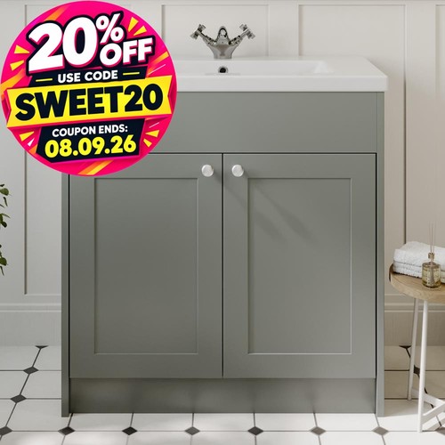 800mm traditional bathroom - traditional,