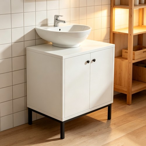 High gloss bathroom sink - high,
