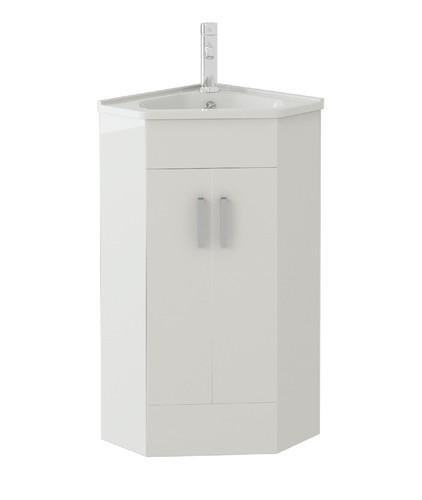 Corner vanity unit - unit, &