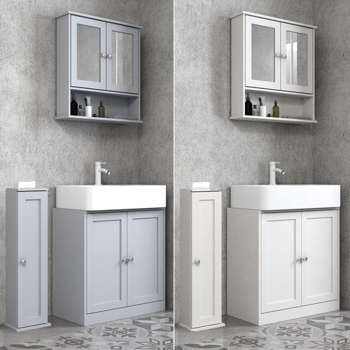 3pc bathroom wood unit under - wood,