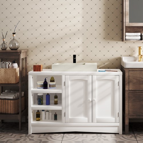 Bathroom under sink - sink, cabinet