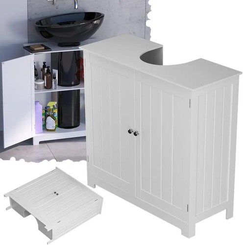 White bathroom under sink - white,