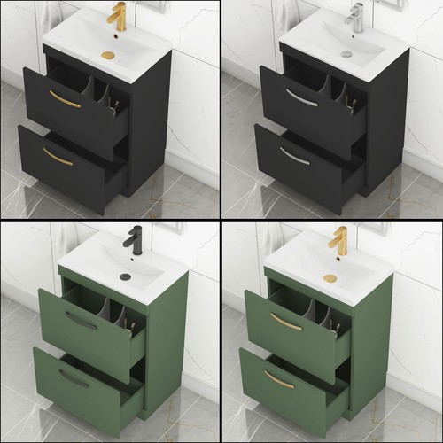 Floor standing vanity - floor, unit