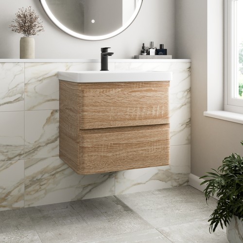 Wall mounted bathroom vanity - wall,